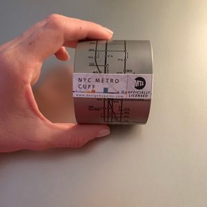 Official licensed NYC metro cuff bracelet